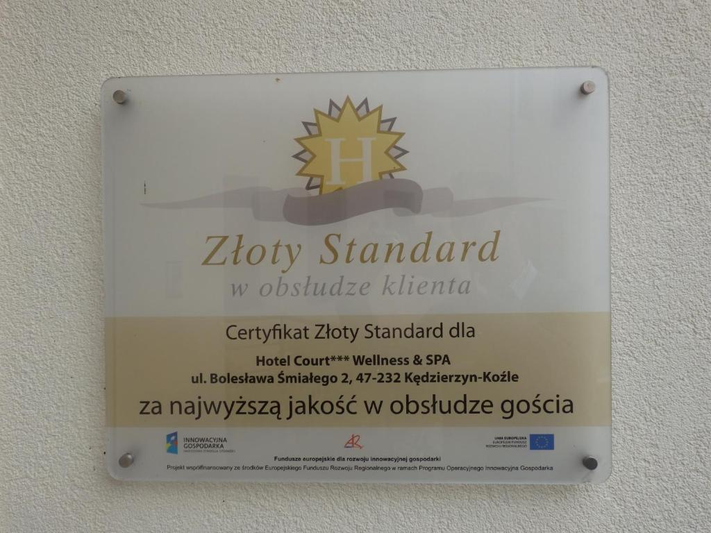 Hotel Court Wellness&Spa Kędzierzyn-Koźle Eksteriør bilde